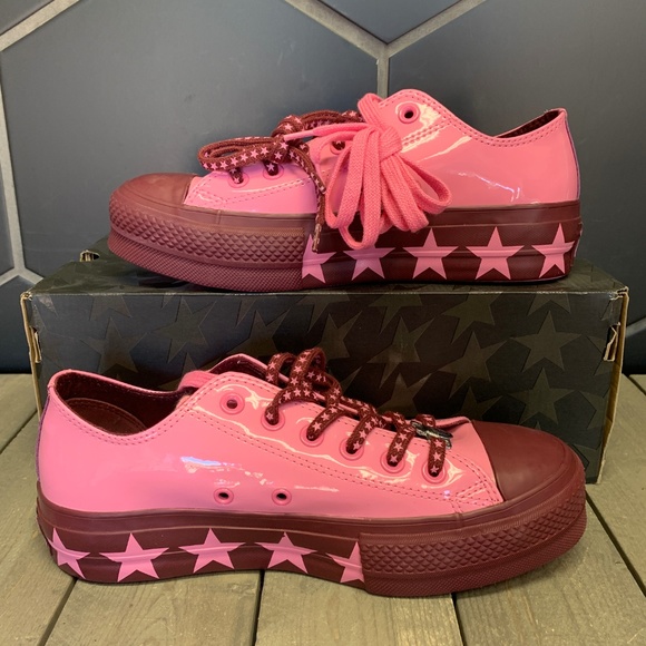 Womens Converse Chuck Taylor Miley Cyrus Pink Shoe - Picture 2 of 5